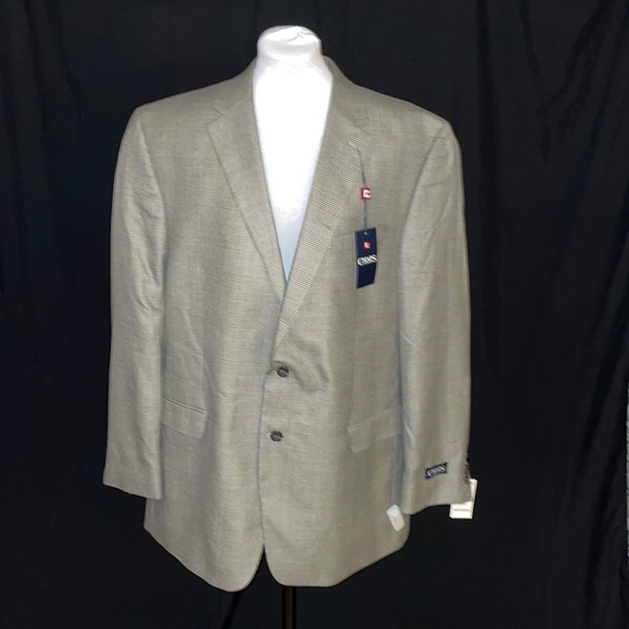 Chaps Suits & Blazers Chaps Suit Jacket Black Cream Light Blue